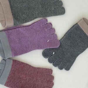 4-pack toe socks